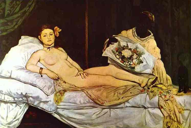 Édouard Manet, Olympia (1863) Édouard Manet, Olympia (1863)