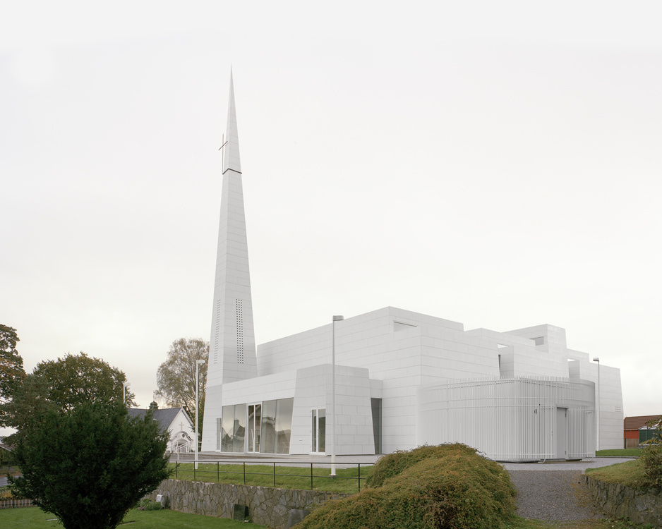 Eksteriør, Nye Østre Porsgrunn kirke Eksteriør, Nye Østre Porsgrunn kirke