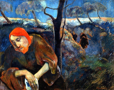 Paul Gauguin, Kristus i Olivenlunden (1889)