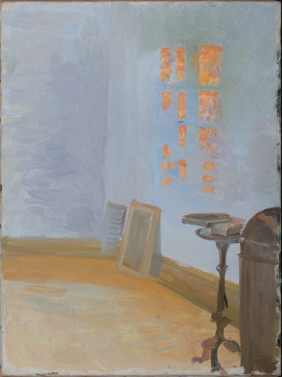 Anna Ancher, Aftensol i kunstnerens atelier på Markvej, Efter 1913.