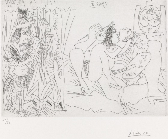 ILLUSTRASJON: Pablo Picasso, 2. september 1968.