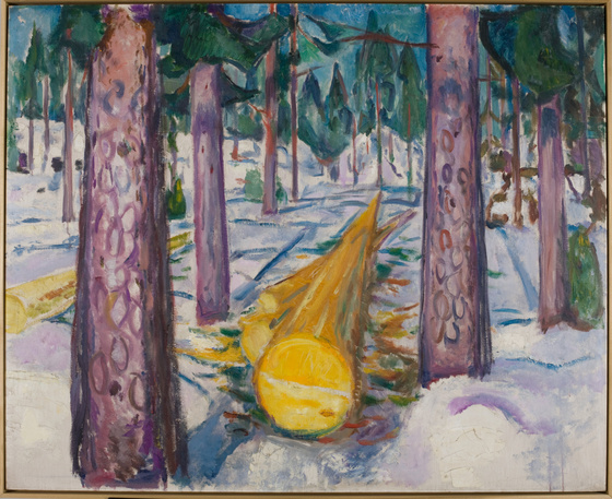 Edvard Munch, «Den gule tømmerstokken», 1912