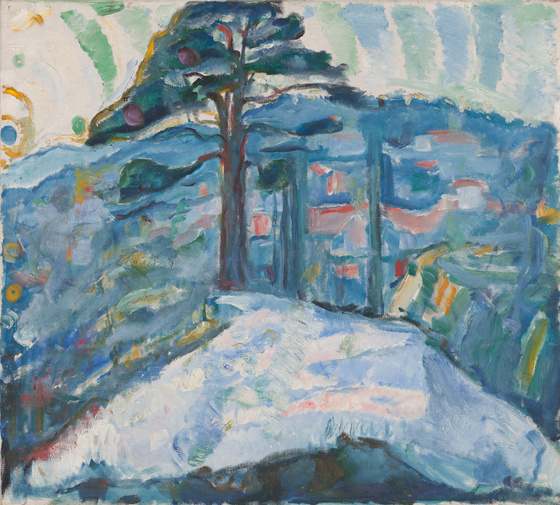 Edvard Munch, «Vinter i Kragerø», 1910–1912