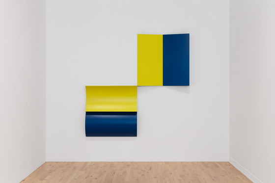 Fra utstillingen «Charlotte Posenenske – Installation Views», Haugar Kunstmuseum