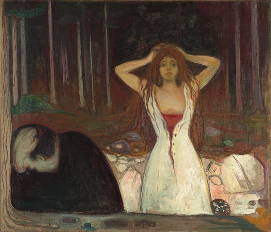 Edvard Munch, «Aske», 1895