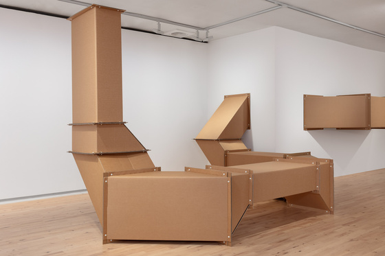 Fra utstillingen «Charlotte Posenenske – Installation Views», Haugar Kunstmuseum