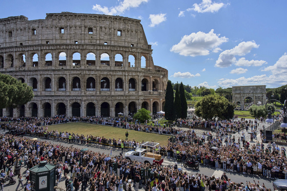 Det flaviske amfiteateret i Roma – bedre kjent som Colosseum.