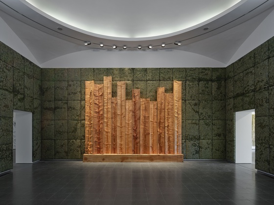 Giuseppe Penone, «Thoughts in the Roots», 2025. Serpentine South, 2025.
