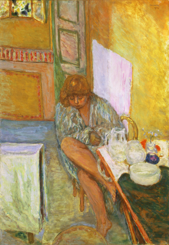 Pierre Bonnard, «Etter badet», 1914.