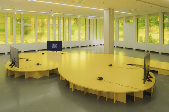 Christian Nyampeta, «Carnets d’Amerique» (2025), GIBCA 2025.