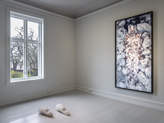 Installasjonsfoto fra Marina Abramović, F15 2025.