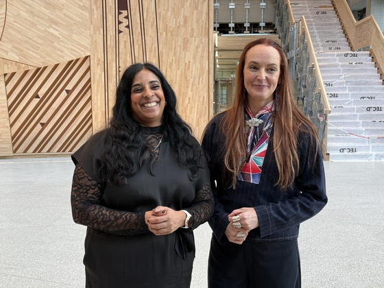 Lubna Jaffery og Outi Pieski