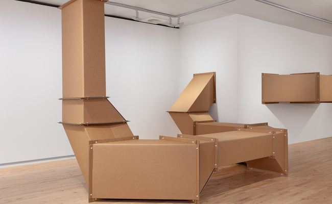 Fra utstillingen «Charlotte Posenenske – Installation Views», Haugar Kunstmuseum