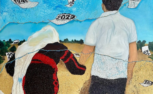 Mai Al-Sha’er, «Together», olje på lerret